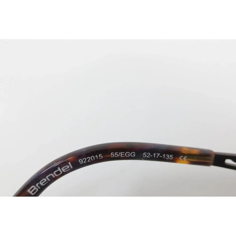 Brendel 922015 Eyeglasses Burgundy Metal Scroll Temple 52-17-135 German Design
